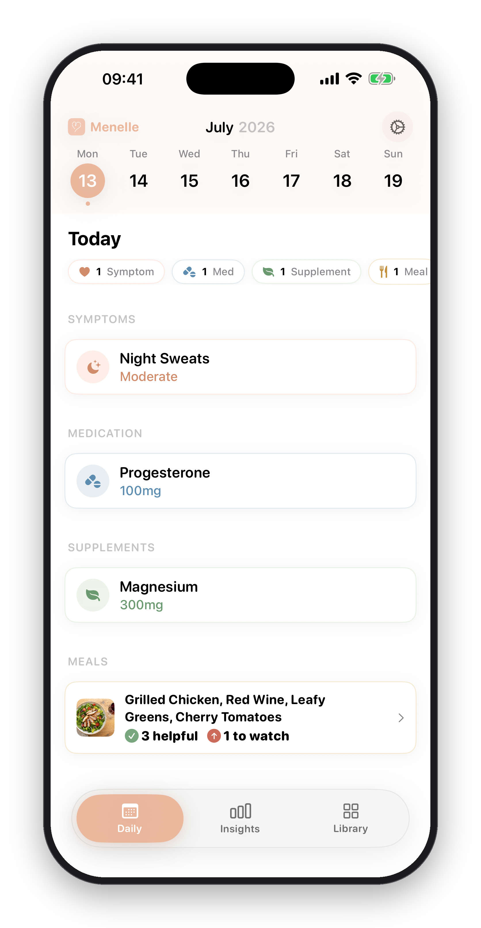 Track Your Symptoms
